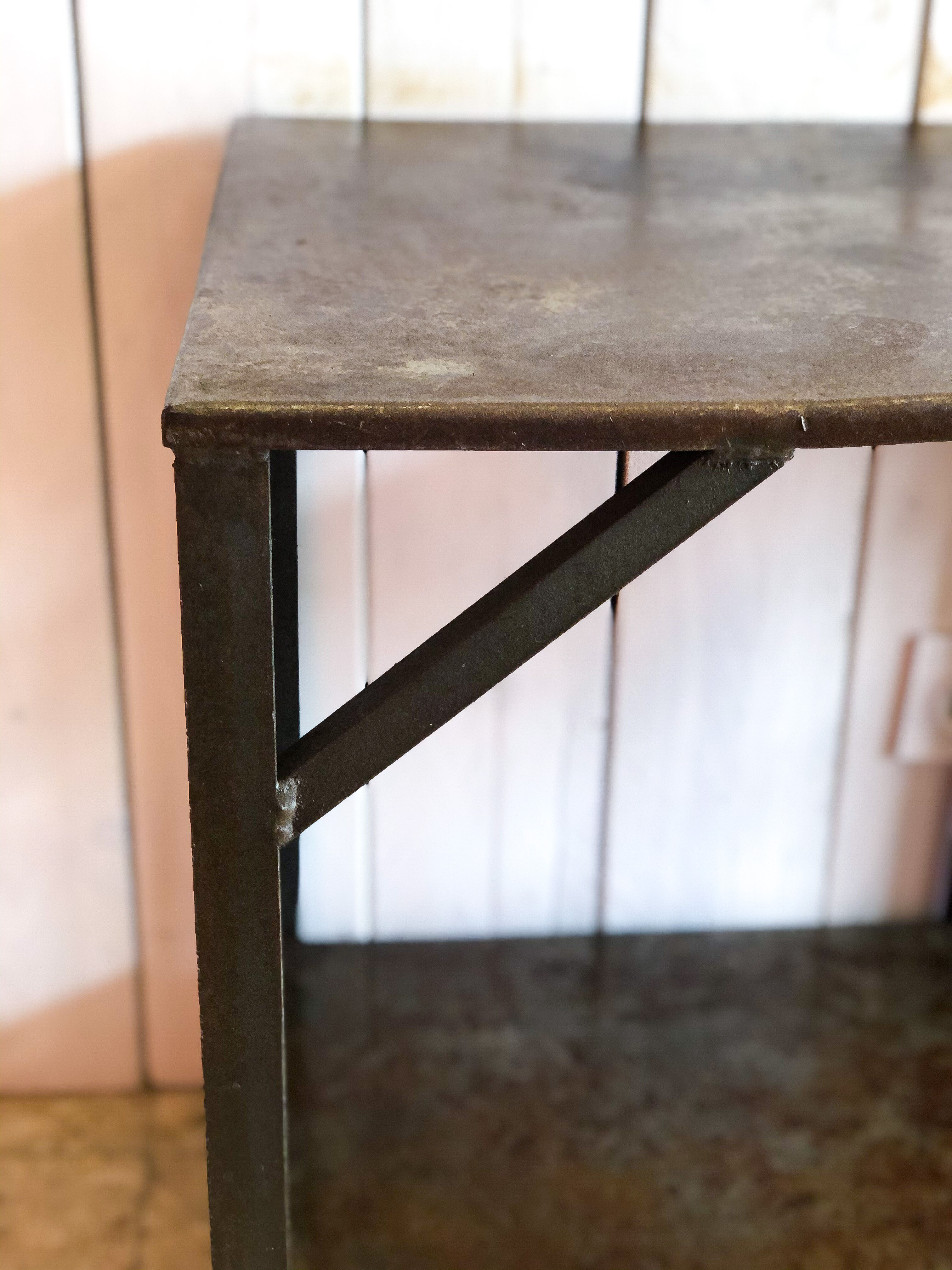 Pair of industrial bedside tables