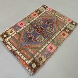 Turkish oushak rug 117x82 cm vintage carpet