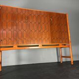 Midcentury Swedish Scandinavian sideboard cabinet by David Rosen model Napo
