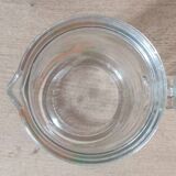 Carafe/pichet en verre vintage