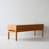Vintage oak low cabinet