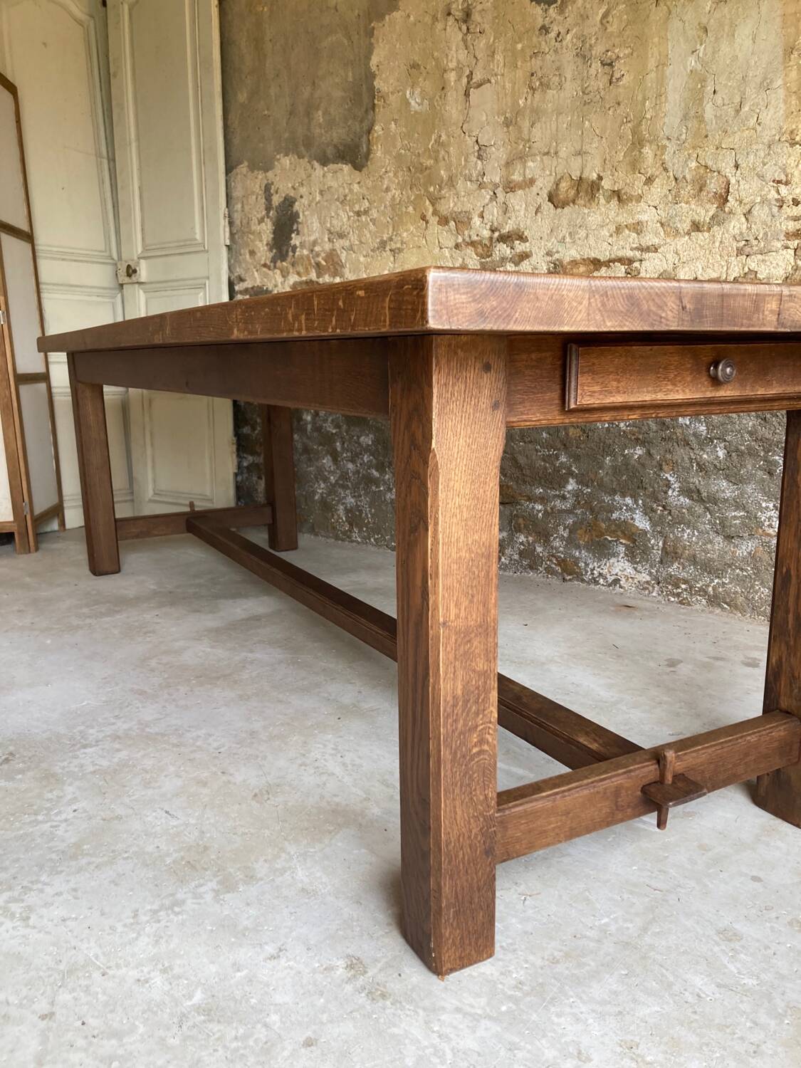 XXL farmhouse table in solid oak