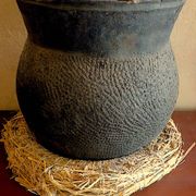African earthenware storage pot, Senegal 19th century