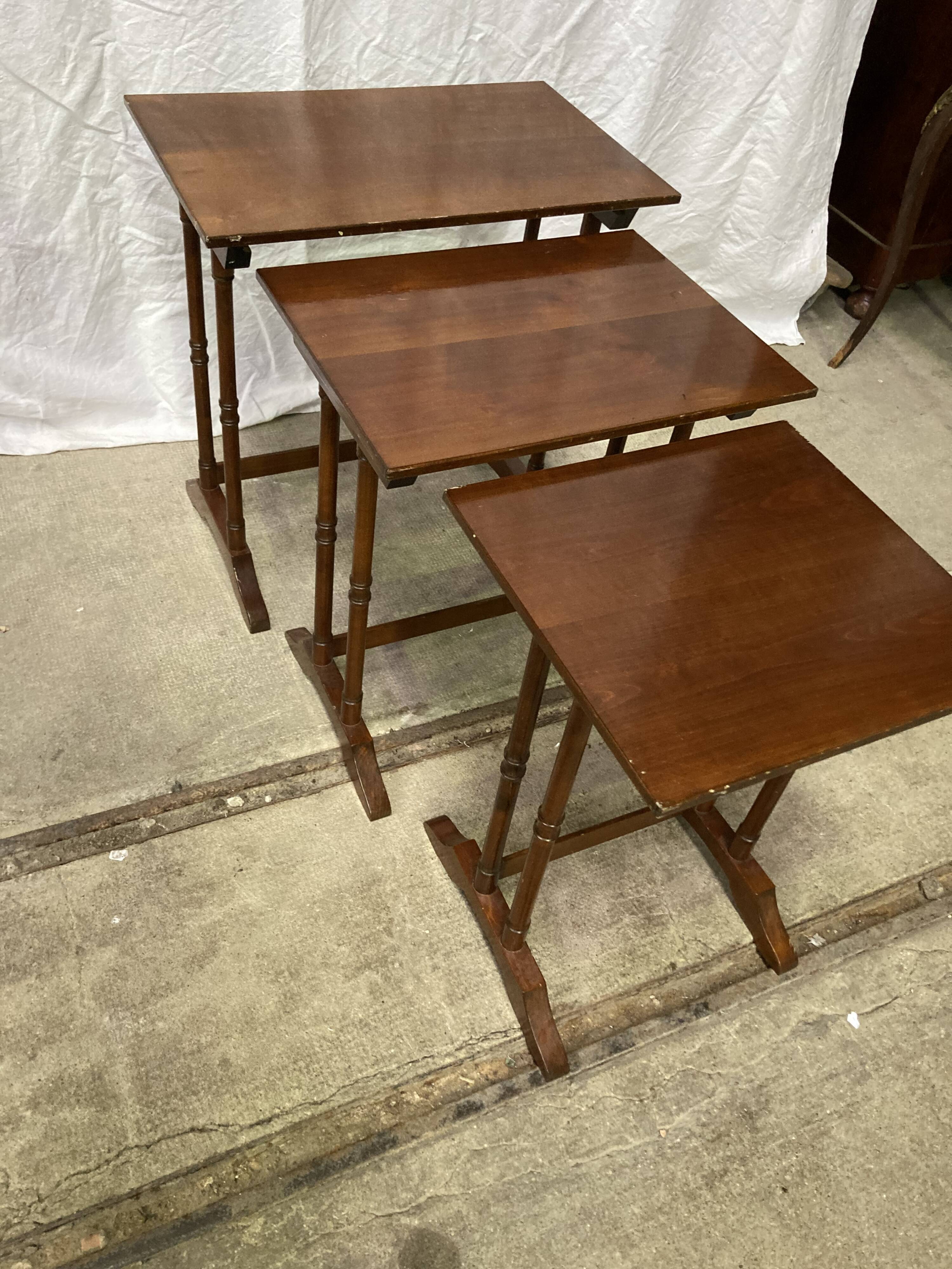 Cherry trundle tables