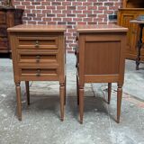 Pair of Louis XVI bedside tables