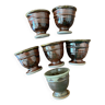 La Borne stoneware coffee cups