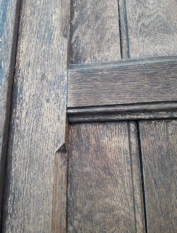 Double entrance door 227x142.2cm oak multi-point lock and frame