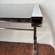 Space age desk in chrome and smoked glass, 1970s.