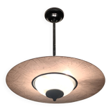 Vintage glass disc chandelier