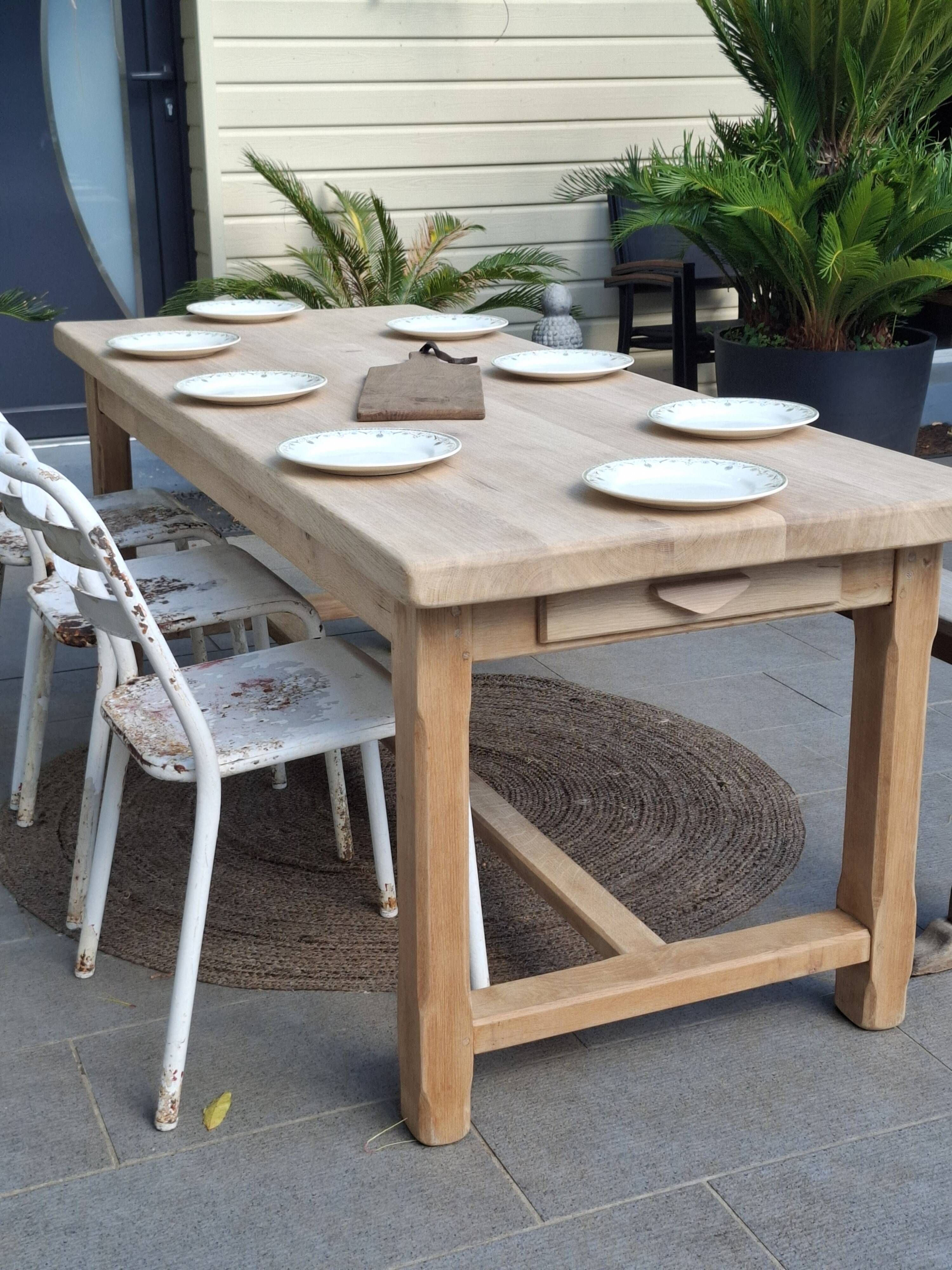 N052 renovated farmhouse table
