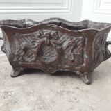 Old cast iron planter