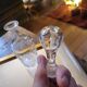 Engraved glass carafe – 1950s-60s