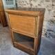 Vintage Globe Wernicke drinks buffet, modular mahogany bar cabinet, 1960s display case.