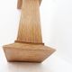 Pedestal console in pencil reed in the style of Vivai del Sud - 1970s