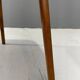 Art Deco floor lamp with milky glass and side table, Thonet, 1950s – Czechoslovakia