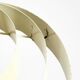 1960s Space Age heavy solid slatted metal pendant lamp