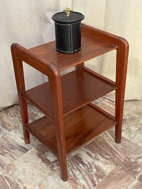 Teak sofa end table 1950 France