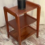 Teak sofa end table 1950 France