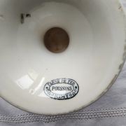 Iron earth compote bowl