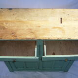 Old pine wood confectioner