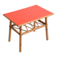 Small coffee table / Side table / Bamboo and rattan end table 1960s