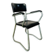 Bakelite tubular sled chair Bauhaus René Herbst 1940 1950