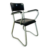 Bakelite tubular sled chair Bauhaus René Herbst 1940 1950