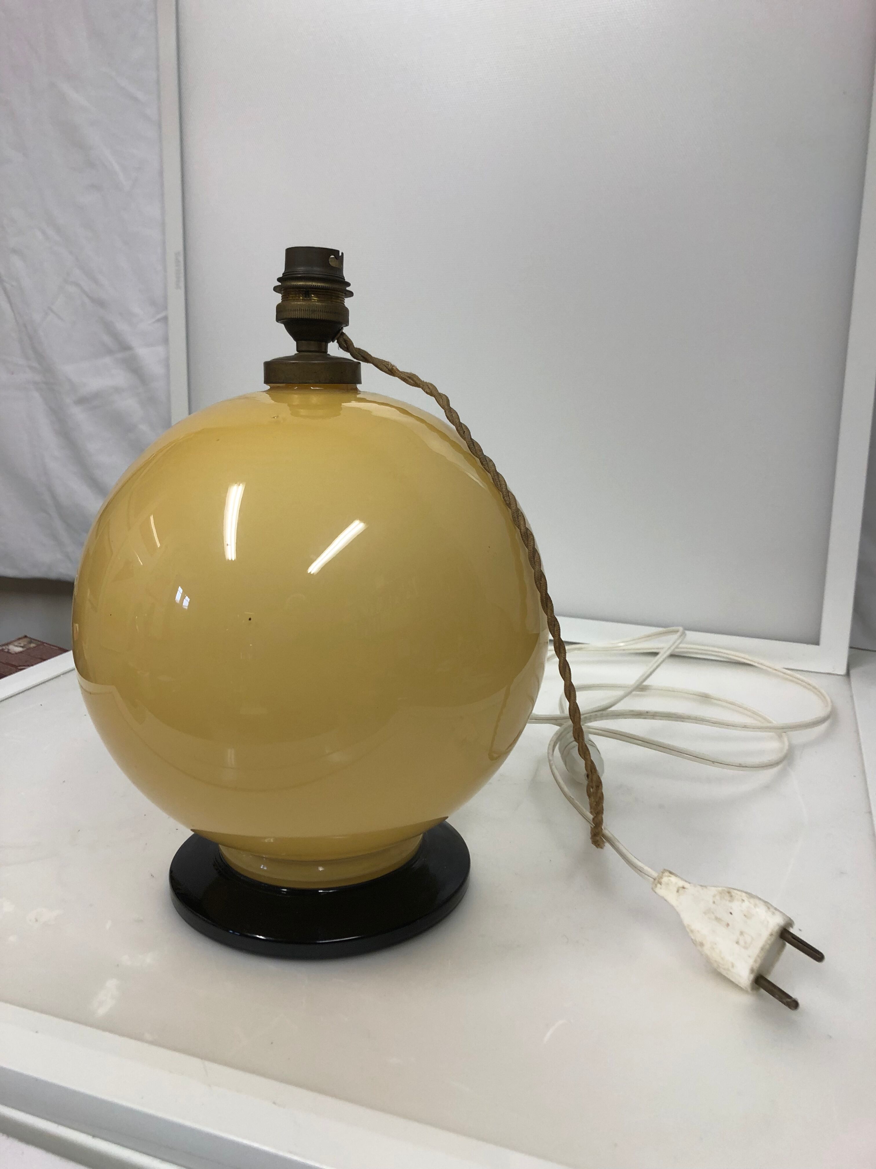 Pied de lampe art deco