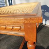 Louis XVI double-style canne piano bench