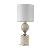 Travertine table lamp 1970