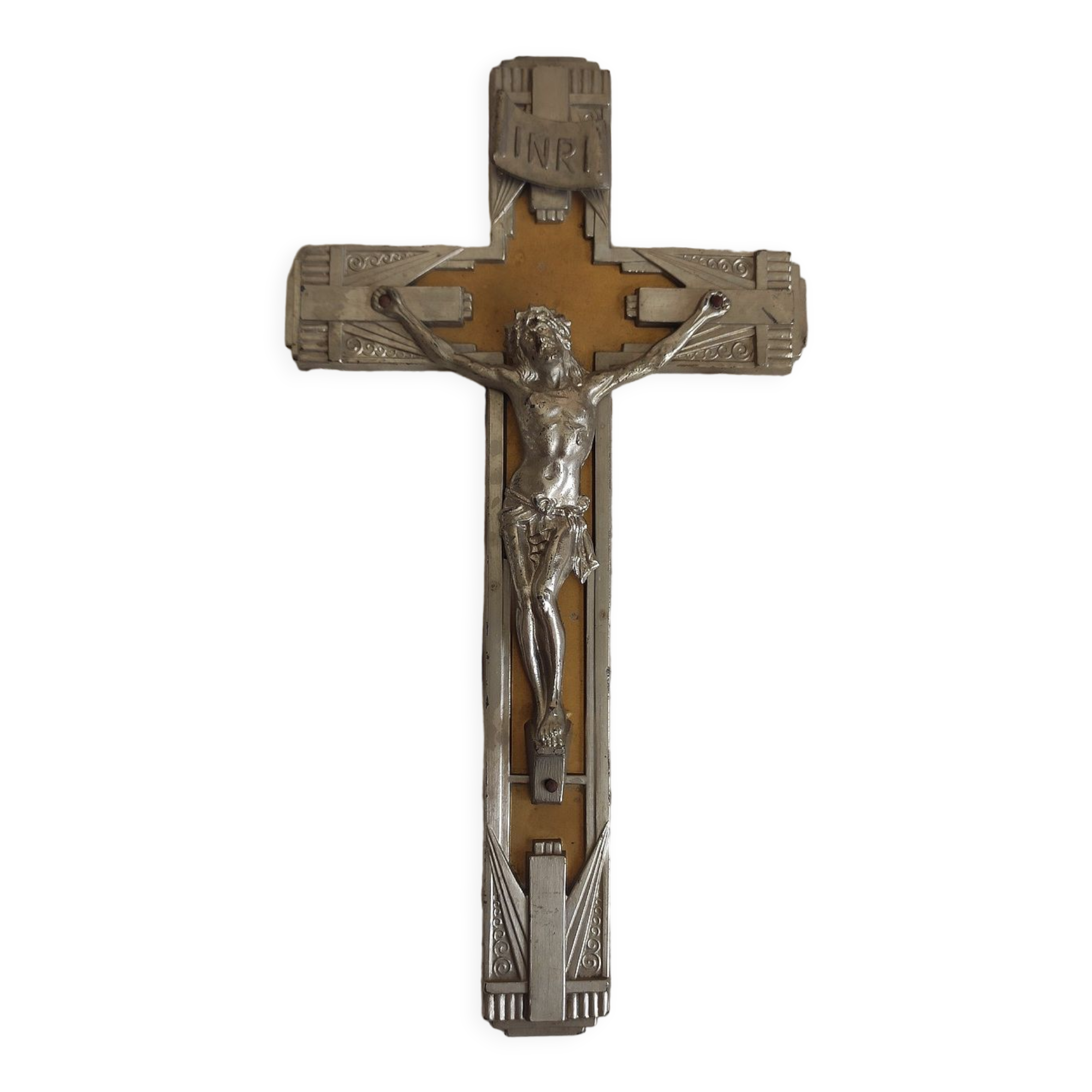Art deco crucifix