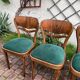 Complete set of pre-war THONET chairs.