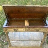 Provençal console – 2 drawers & shelves