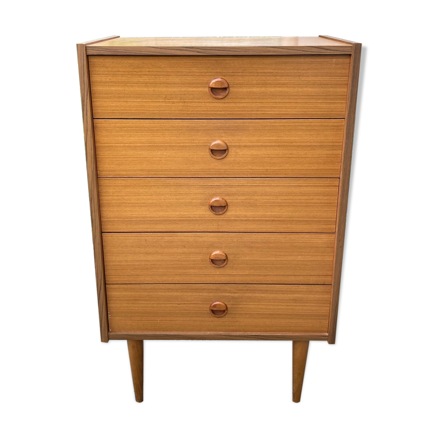 Vintage rag chest of drawers from the 60s