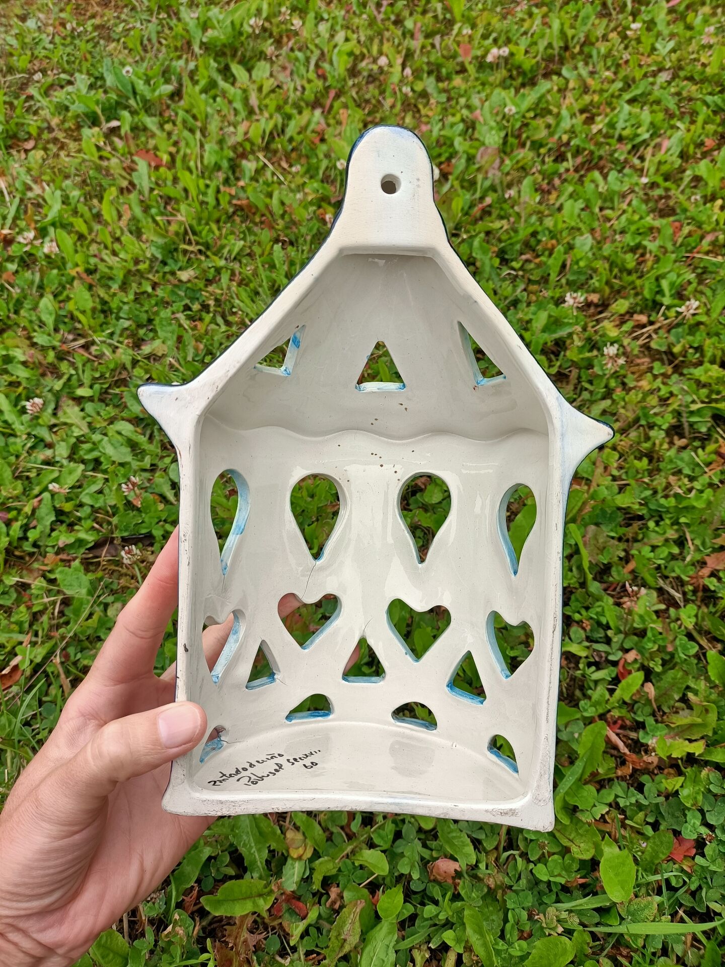 Retro wall sconces pottery Portugal 💐