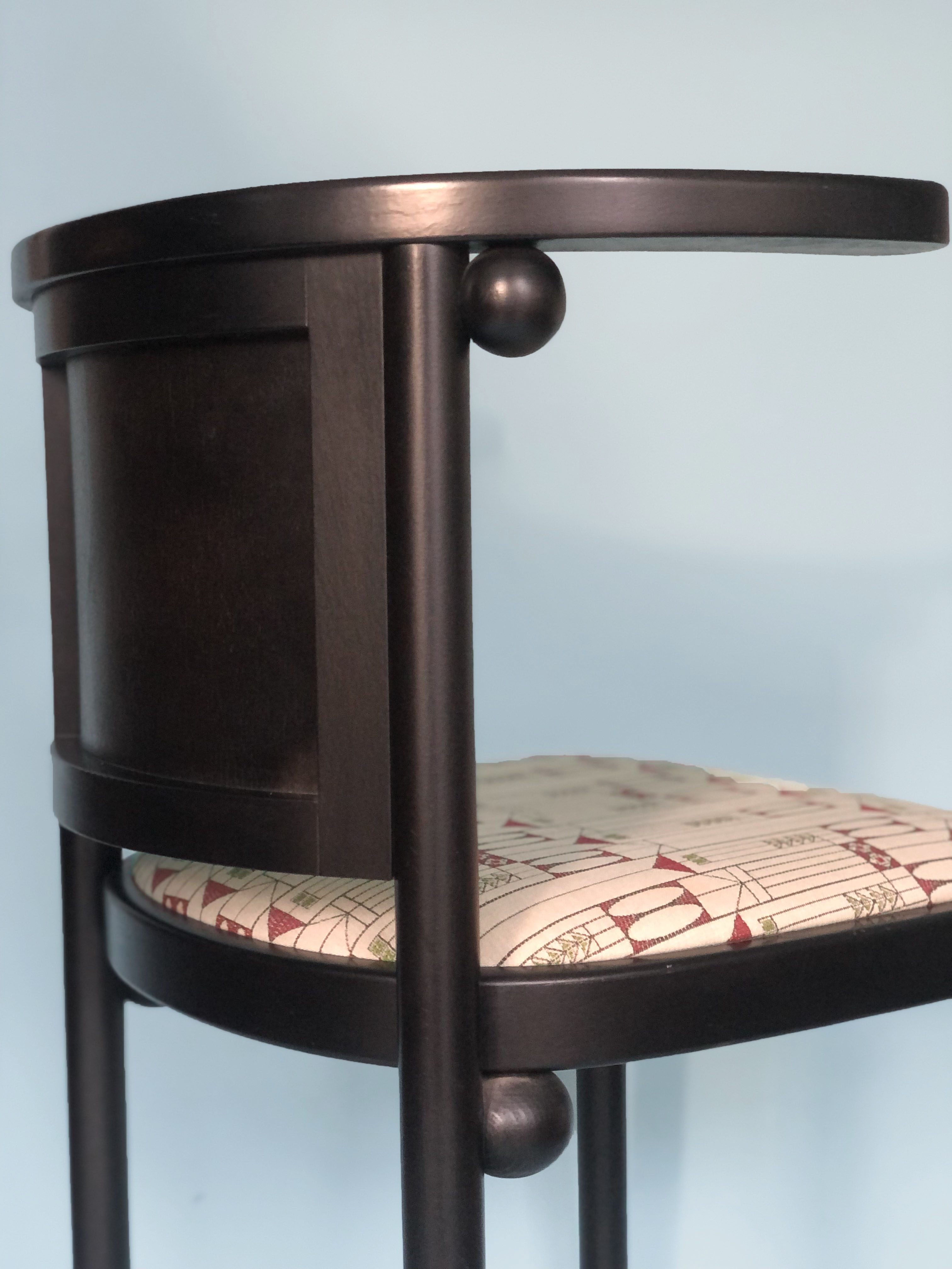 Set of 4 Josef Hoffmann Cabaret Fledermaus Dining Chairs For Wittmann Austria