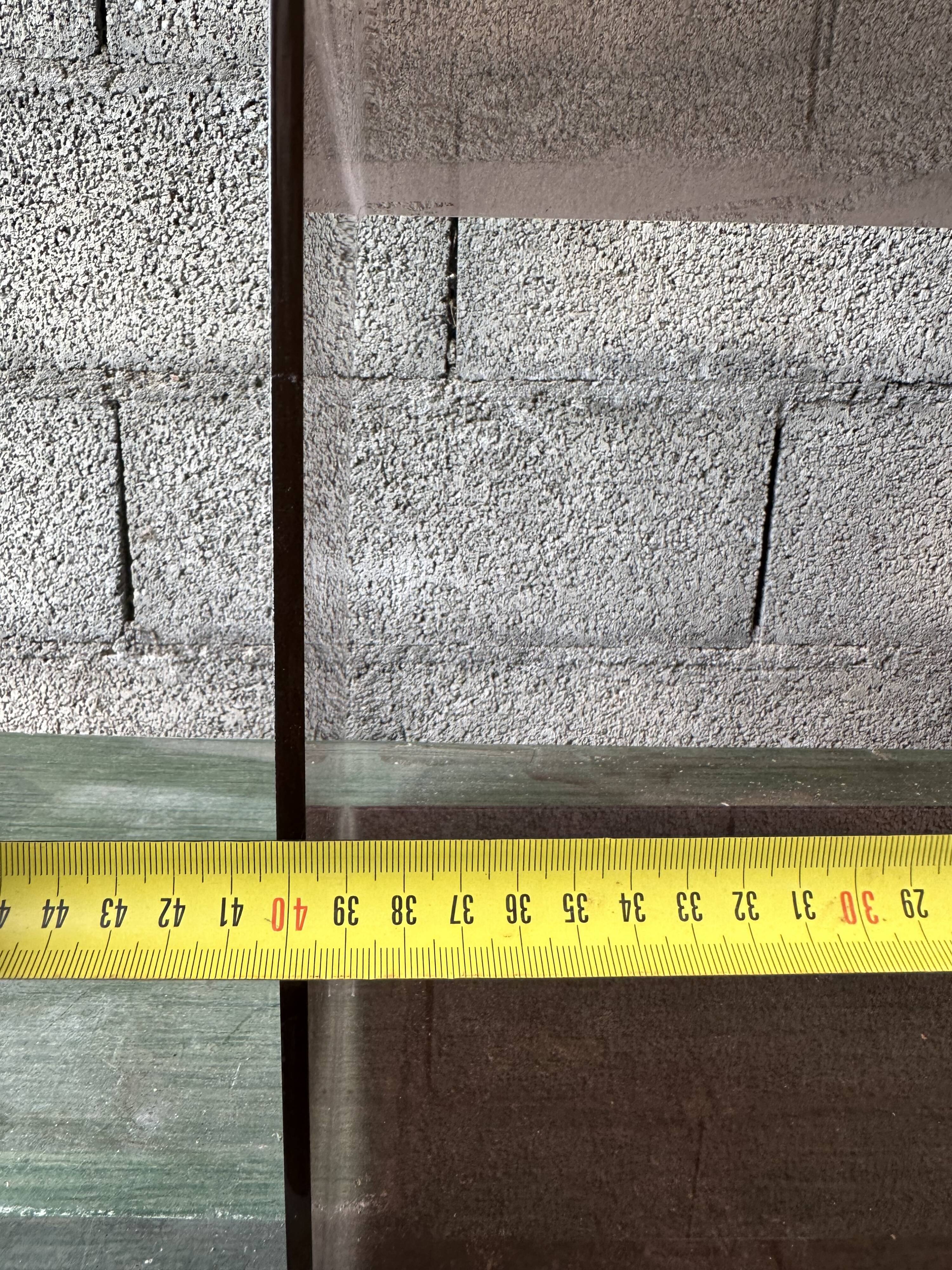 Case cube shelf coffee table plexiglass smoked (3 available)