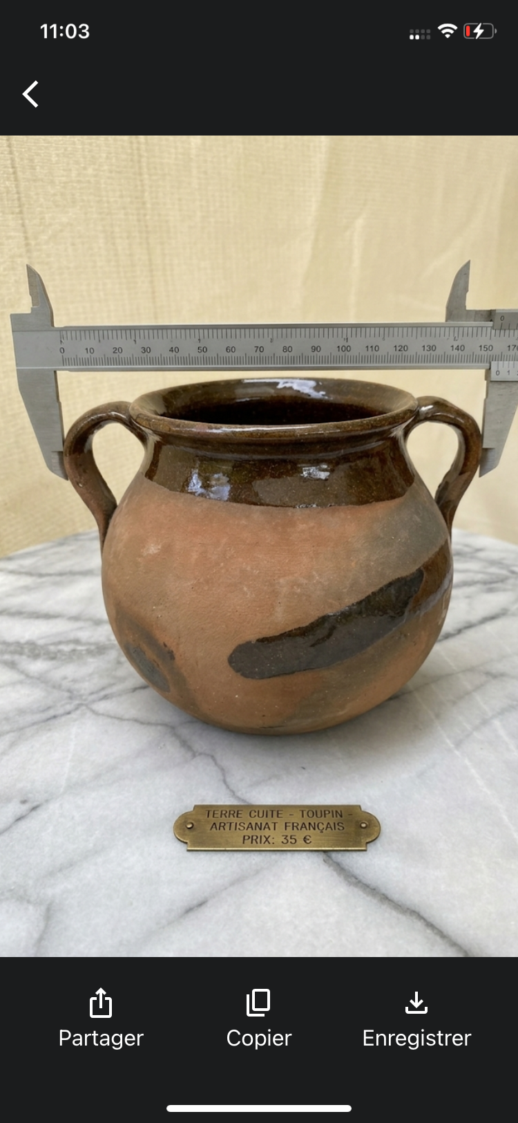 Old terracotta confit pot – authenticity in the French way