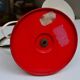 Red 1960s chicken lamp