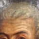 Ancient painting, portrait of a man of law, 19th century