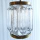 Scandinavian brass and glass pendant for Reijmyre by Paul Kedelv