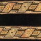 Pair of blackened wooden footstools, Napoleon III period
