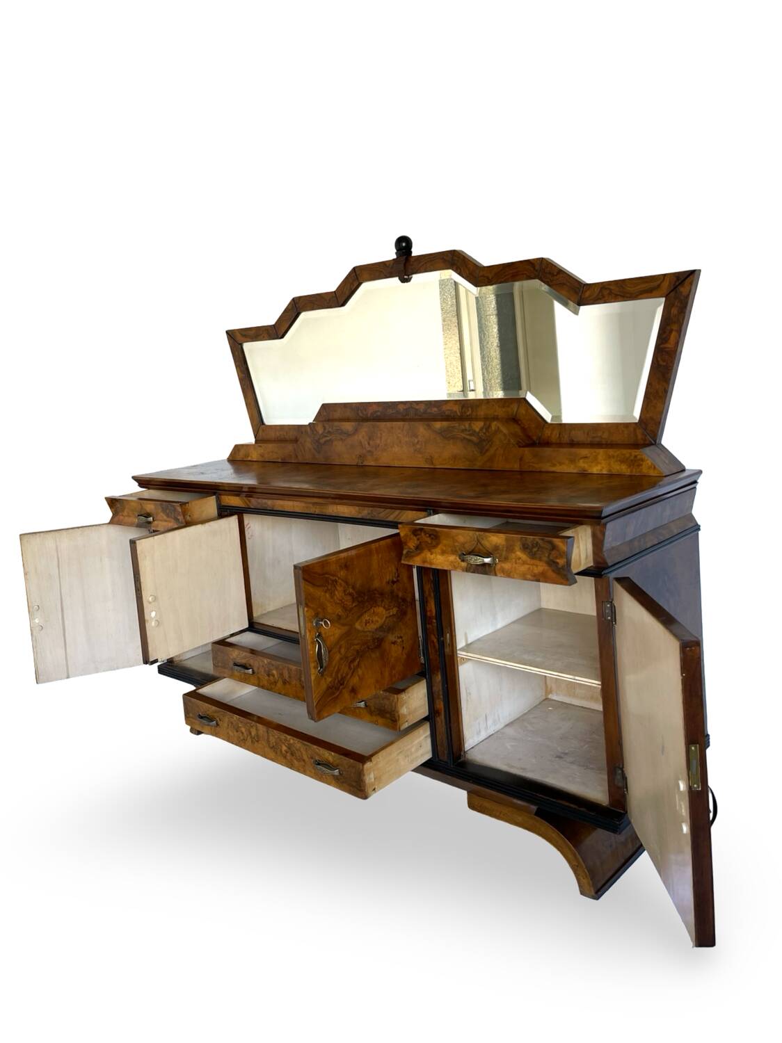 Crédence/buffet Art déco italien, années 1920.