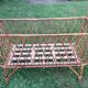 Vintage rattan baby cot