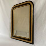 Mirror Napoleon III - black and gold - 104x78cm