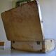 Vintage leather suitcase 1950 house Allemand-Arniaud in Marseille