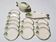 Fish service, Longwy, 14 pieces
