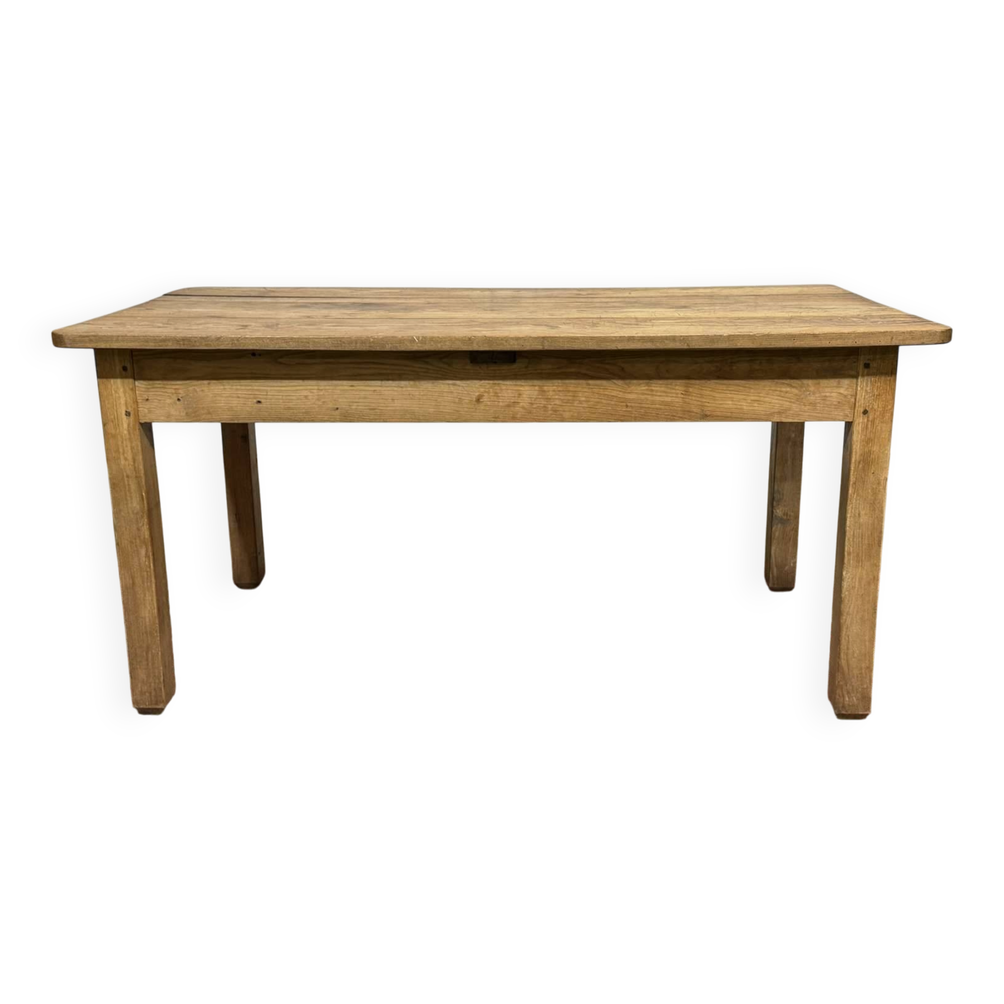 Extendable oak table from the 1930s with Gothic decoration.