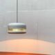 Vintage German pendant lamp model 5526 in Space Age style by Alfred Kalthoff for Staff Leuchten, 1970s, set of 2.