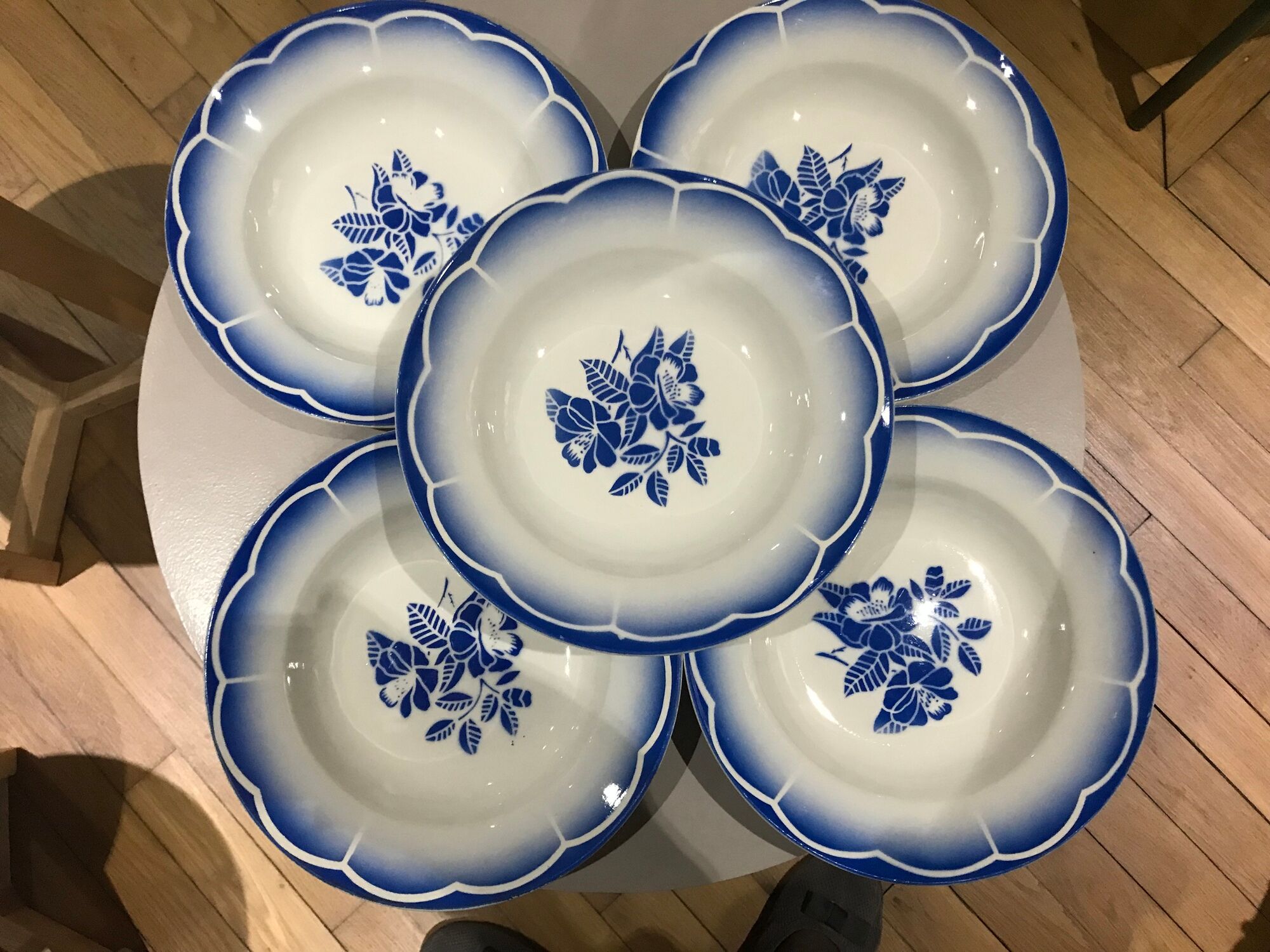 Lot 16 plates Digoin Sarreguemines marsac